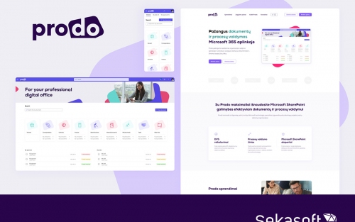 Pirmojo projekto etapo dizaino sprendimai. UAB „Sekasoft“
